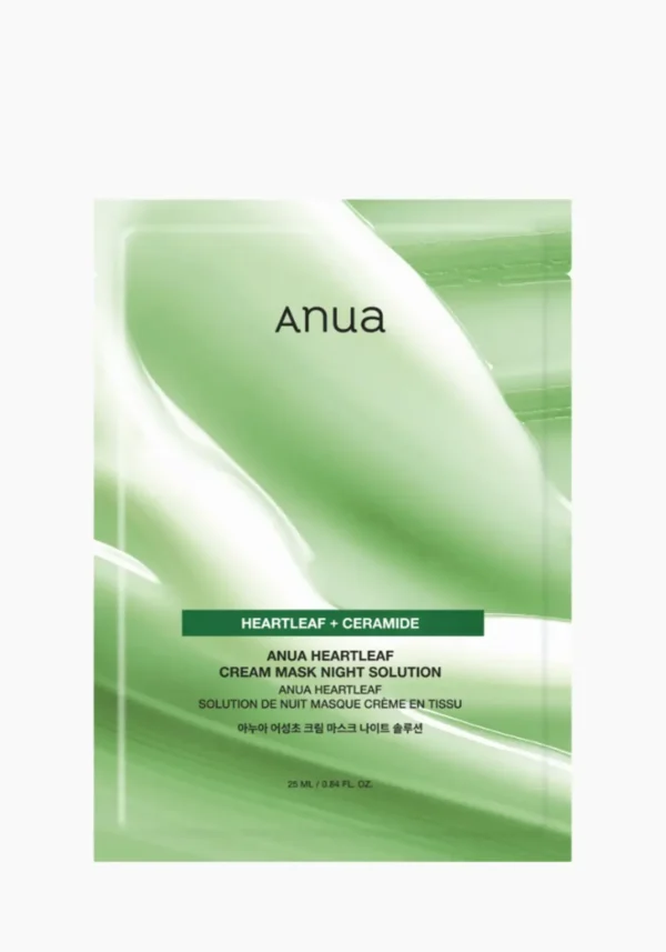 Anua - Heartleaf Cream Mask Night Solution Pack